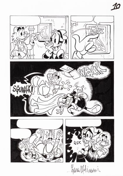 Laura Molinari : Paperinik e le ricette di Tuthansacher  - Asta The Art of Movie Posters - Associazione Nazionale - Case d'Asta italiane