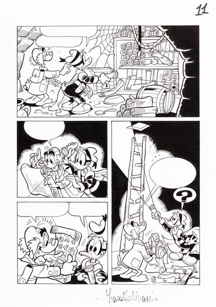 Laura Molinari : Paperinik e le ricette di Tuthansacher  - Asta The Art of Movie Posters - Associazione Nazionale - Case d'Asta italiane