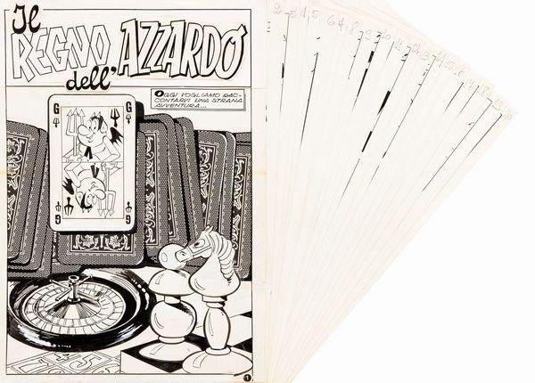 Pier Luigi Sangalli : Geppo - Il regno dell'azzardo  - Asta The Art of Movie Posters - Associazione Nazionale - Case d'Asta italiane