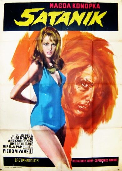Giuliano Nistri : Satanik  - Asta The Art of Movie Posters - Associazione Nazionale - Case d'Asta italiane