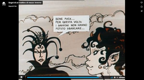 Studio Bignardi : Corto Maltese e un sogno di un mattino di mezzo inverno  - Asta The Art of Movie Posters - Associazione Nazionale - Case d'Asta italiane