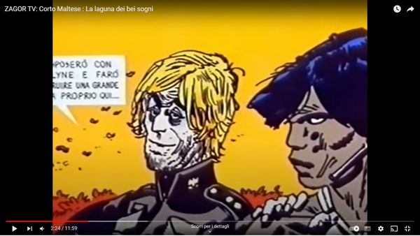 Studio Bignardi : Corto Maltese e la laguna dei bei sogni  - Asta The Art of Movie Posters - Associazione Nazionale - Case d'Asta italiane