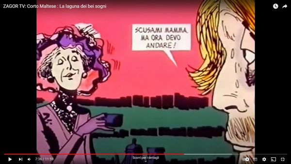 Studio Bignardi : Corto Maltese e la laguna dei bei sogni  - Asta The Art of Movie Posters - Associazione Nazionale - Case d'Asta italiane