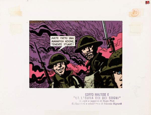 Studio Bignardi : Corto Maltese e la laguna dei bei sogni  - Asta The Art of Movie Posters - Associazione Nazionale - Case d'Asta italiane