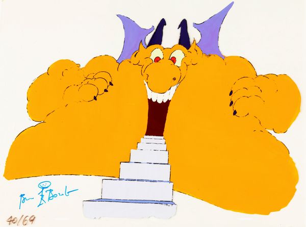 Bozzetto Studio : Allegro non troppo - L'uccello di fuoco  - Asta The Art of Movie Posters - Associazione Nazionale - Case d'Asta italiane