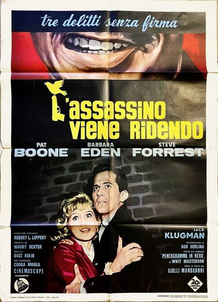 Enzo Nistri : L'assassino viene ridendo (The Yellow Canary)  - Asta The Art of Movie Posters - Associazione Nazionale - Case d'Asta italiane