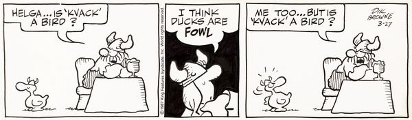 Dik Browne : Hagar the Horrible  - Asta The Art of Movie Posters - Associazione Nazionale - Case d'Asta italiane