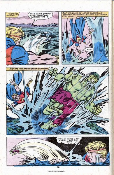 Sal Buscema : Incredible Hulk - ...At the Bottom of the Bay!  - Asta The Art of Movie Posters - Associazione Nazionale - Case d'Asta italiane