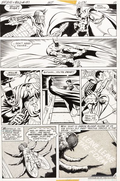 John Calnan : The Brave and the Bold - Batman and The Demon: Hour of the Serpent  - Asta The Art of Movie Posters - Associazione Nazionale - Case d'Asta italiane