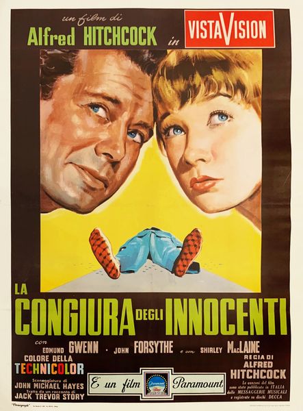 Giuliano Nistri : La congiura degli innocenti (The Trouble with Harry)  - Asta The Art of Movie Posters - Associazione Nazionale - Case d'Asta italiane