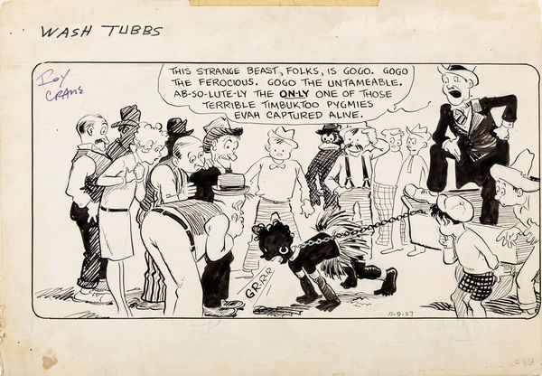 Roy Crane : Wash Tubbs (Washington Tubbs II)  - Asta The Art of Movie Posters - Associazione Nazionale - Case d'Asta italiane