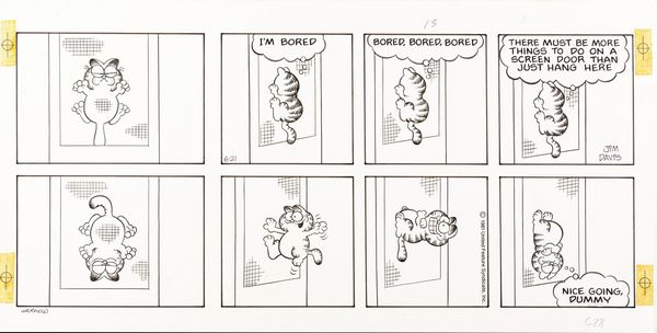 Jim Davis : Garfield  - Asta The Art of Movie Posters - Associazione Nazionale - Case d'Asta italiane