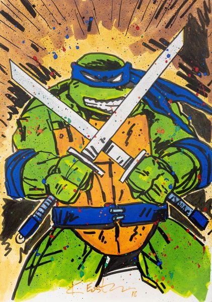 Kevin Eastman : Teenage Mutant Ninja Turtles: Donatello  - Asta The Art of Movie Posters - Associazione Nazionale - Case d'Asta italiane