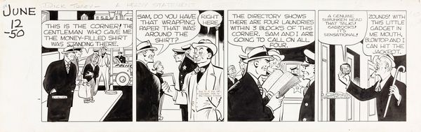 Chester Gould : Dick Tracy - A heady statement  - Asta The Art of Movie Posters - Associazione Nazionale - Case d'Asta italiane