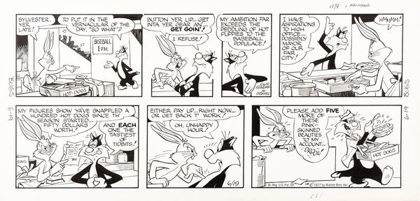 Heimdahl Ralph & Stoffel Al : Bugs Bunny  - Asta The Art of Movie Posters - Associazione Nazionale - Case d'Asta italiane