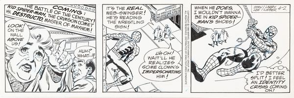 Larry Lieber : Lieber Larry - The Amazing Spider-Man  - Asta The Art of Movie Posters - Associazione Nazionale - Case d'Asta italiane