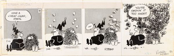 Russell Myers : Broom Hilda  - Asta The Art of Movie Posters - Associazione Nazionale - Case d'Asta italiane