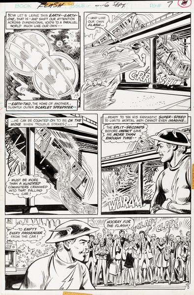 Irv Novick : The Flash - Nowhere On The Face Of The Earth!  - Asta The Art of Movie Posters - Associazione Nazionale - Case d'Asta italiane