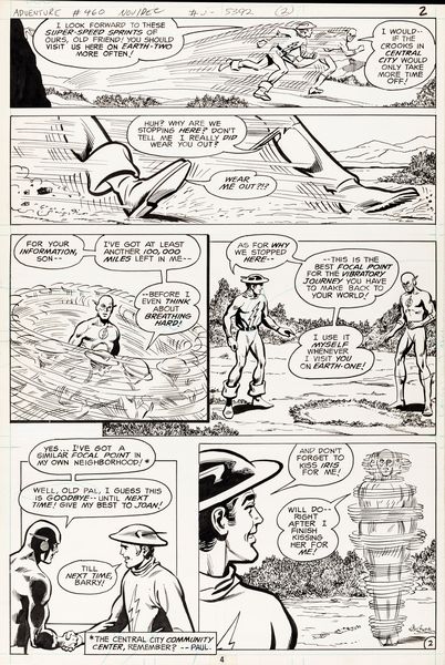 Irv Novick : Adventure Comics - The Flash: A Nightmare to Remember!  - Asta The Art of Movie Posters - Associazione Nazionale - Case d'Asta italiane