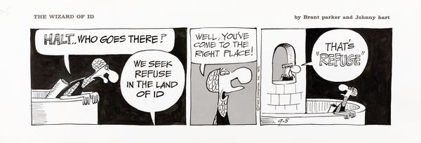 Brant Parker : The Wizard of ID  - Asta The Art of Movie Posters - Associazione Nazionale - Case d'Asta italiane