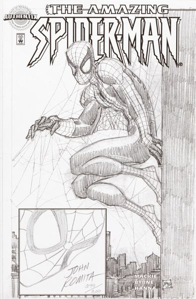 John Romita Sr. : Marvel Authentix: Amazing Spider-Man  - Asta The Art of Movie Posters - Associazione Nazionale - Case d'Asta italiane