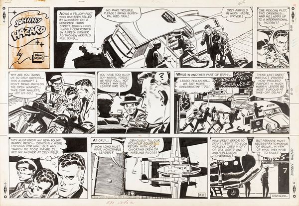 Frank Robbins : Johnny Hazard - Flying Legion  - Asta The Art of Movie Posters - Associazione Nazionale - Case d'Asta italiane
