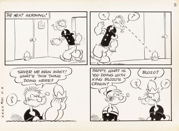 Bud Sagendorf : Popeye - House Boat  - Asta The Art of Movie Posters - Associazione Nazionale - Case d'Asta italiane