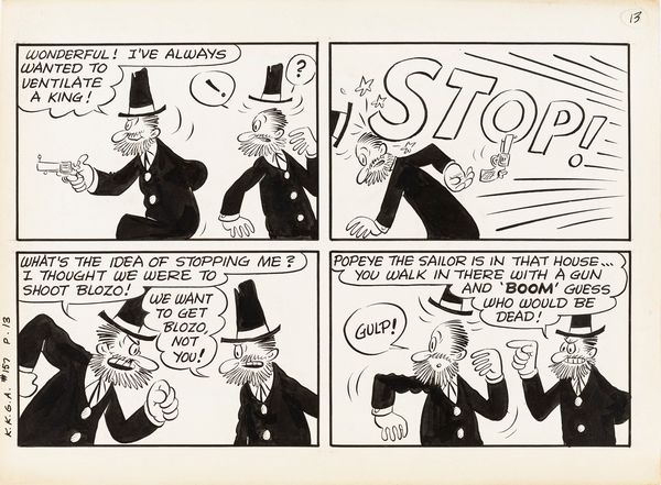 Bud Sagendorf : Popeye - House Boat  - Asta The Art of Movie Posters - Associazione Nazionale - Case d'Asta italiane