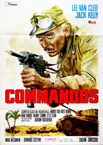 Rodolfo Gasparri : Commandos  - Asta The Art of Movie Posters - Associazione Nazionale - Case d'Asta italiane