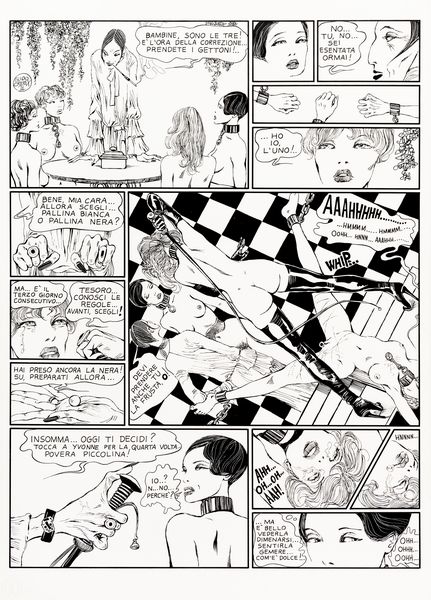 GUIDO CREPAX : L'histoire d'O  - Asta The Art of Movie Posters - Associazione Nazionale - Case d'Asta italiane