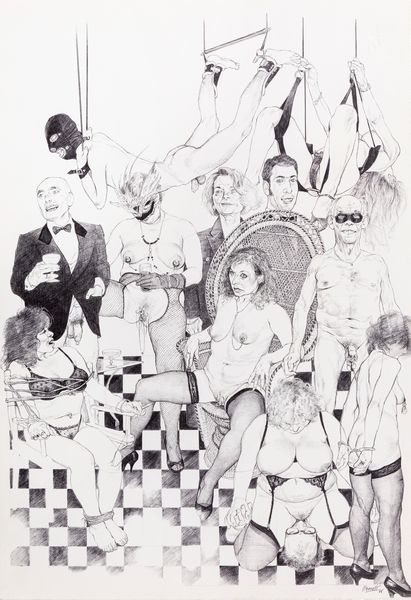 Riccardo Mannelli : Dopocena italiano  - Asta The Art of Movie Posters - Associazione Nazionale - Case d'Asta italiane