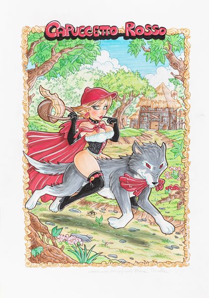 Elena Mirulla : Sexy Favole - Cappuccetto Rosso  - Asta The Art of Movie Posters - Associazione Nazionale - Case d'Asta italiane