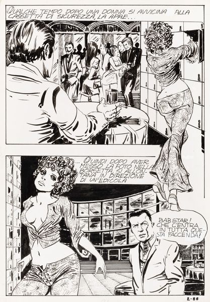 Milo Manara : Genius - Notte di sangue  - Asta The Art of Movie Posters - Associazione Nazionale - Case d'Asta italiane