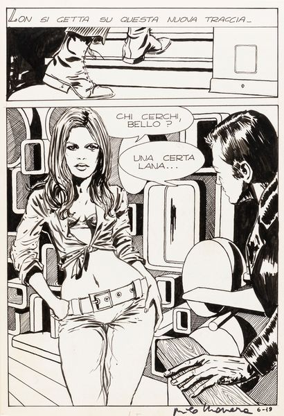 Milo Manara : Genius - La morte addosso  - Asta The Art of Movie Posters - Associazione Nazionale - Case d'Asta italiane