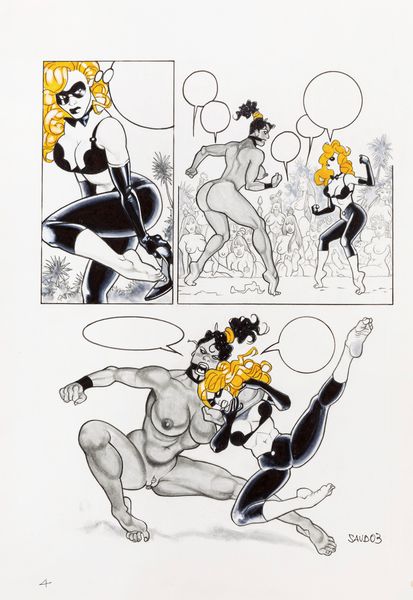 Franco Saudelli : The Blonde: The Big Tangled Trick  - Asta The Art of Movie Posters - Associazione Nazionale - Case d'Asta italiane