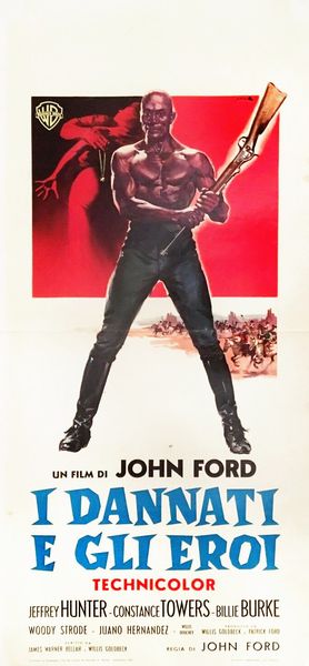 Averardo Ciriello : I dannati e gli eroi (Sergeant Rutledge)  - Asta The Art of Movie Posters - Associazione Nazionale - Case d'Asta italiane