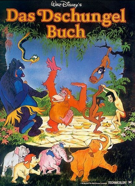 Lutz Peltzer : Il libro della giungla (The Jungle Book)  - Asta The Art of Movie Posters - Associazione Nazionale - Case d'Asta italiane