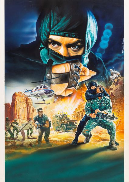 Casaro Renato & studio : Force of the Ninja  - Asta The Art of Movie Posters - Associazione Nazionale - Case d'Asta italiane