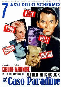 Angelo Cesselon : Il caso Paradine (The Paradine Case)  - Asta The Art of Movie Posters - Associazione Nazionale - Case d'Asta italiane