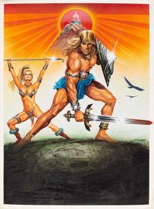 Ezio Tarantelli : La furia di Ercole (The Fury of Hercules)  - Asta The Art of Movie Posters - Associazione Nazionale - Case d'Asta italiane