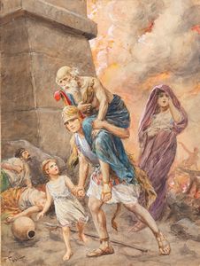 Fabio Fabbi - L�Iliade - La fuga di Anchise