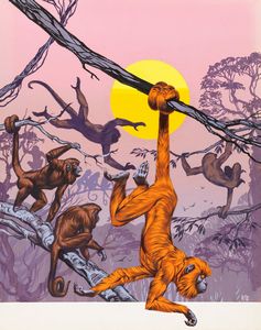 Angus McBride - La marcia delle scimmie