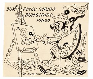 ANTONIO RUBINO - Dum pingo scribo dum scribo pingo