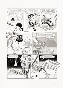 Filippo Scozzari : Vecchia gloria  - Asta The Art of Movie Posters - Associazione Nazionale - Case d'Asta italiane