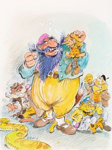 Philippe Bercovici - Pinocchio e Mangiafuoco