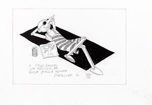 Attilio Micheluzzi - Pinocchio in spiaggia