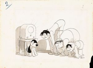 Benito Jacovitti - �I 3 P� Pippo, Pertica e Palla