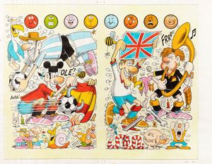 Benito Jacovitti - Mondiali di calcio