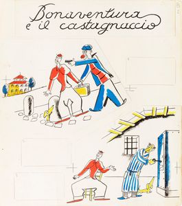 Sergio Tofano - Bonaventura e il castagnaccio