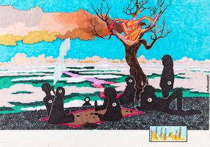 Andrea Pazienza - L'albero della meditazione: la redazione di Frizzer